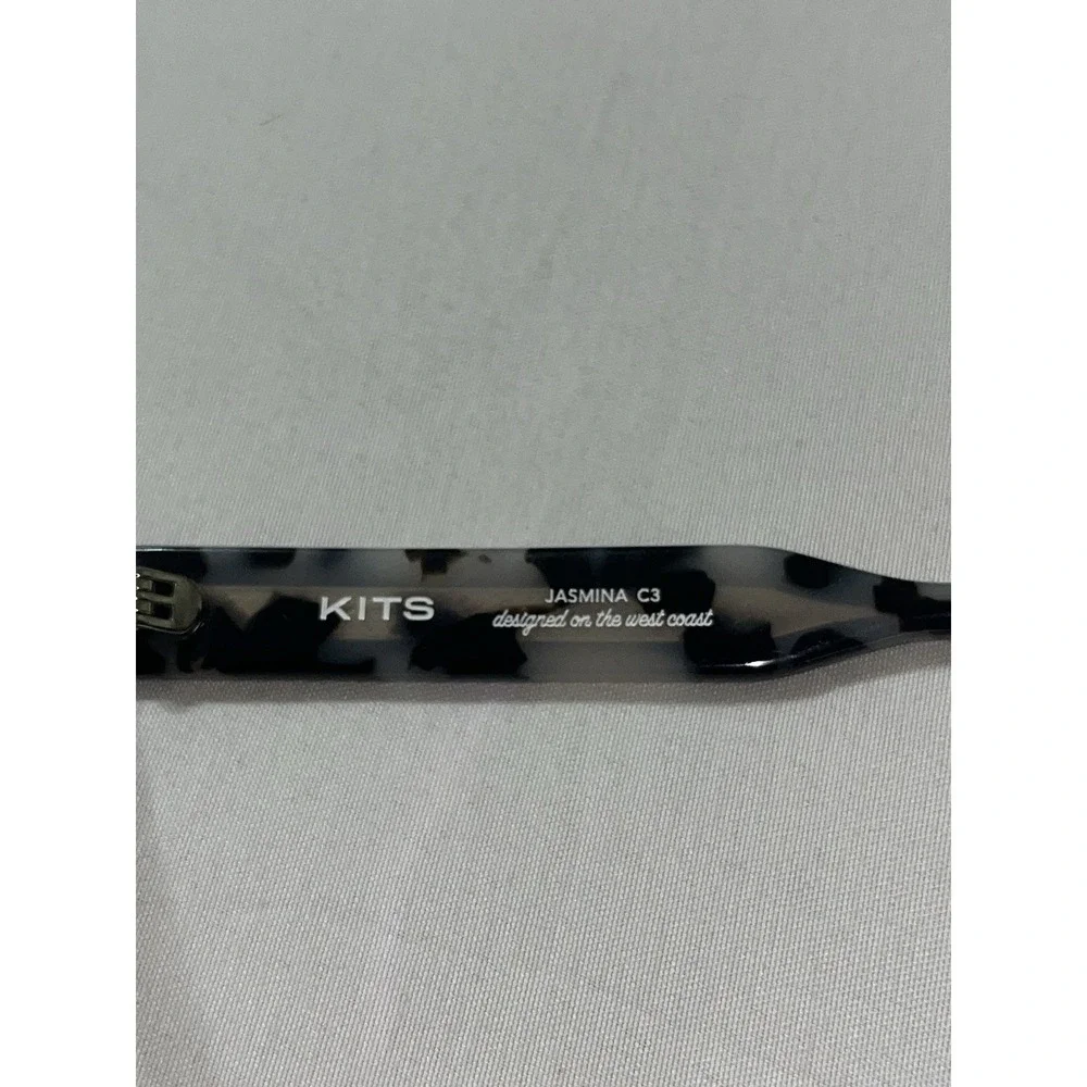 Kits Bondar White Tortoise Square G43S Eyeglasses Frames 54-19-145